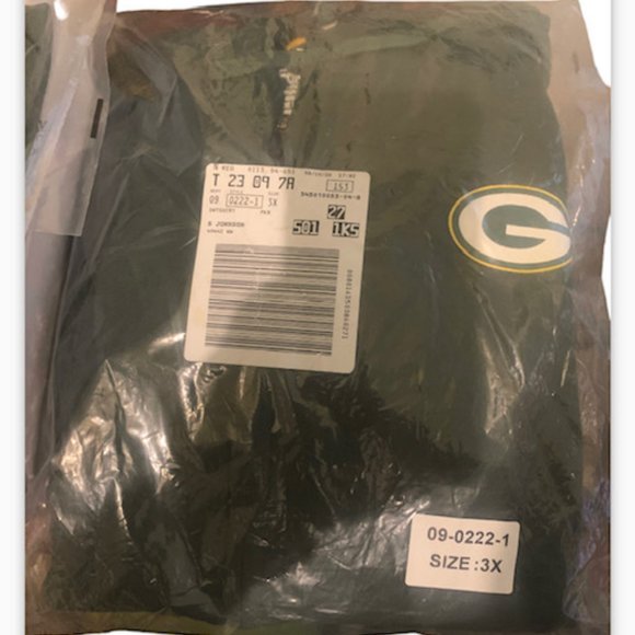 Women's Green Bay Packers plus size full zip hoodie 3X 4X (24-28W) - Picture 2 of 3